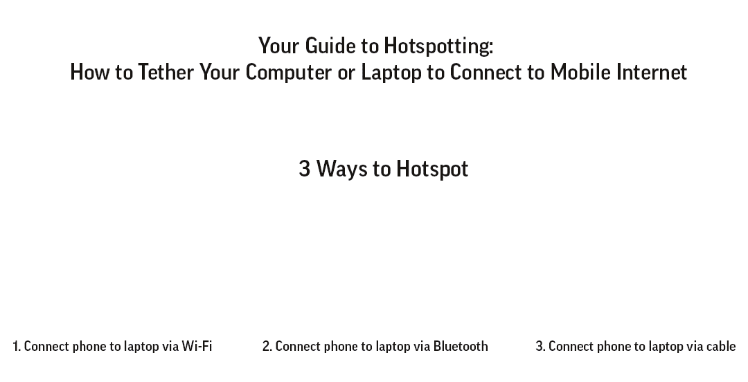 Your Guide to Hotspotting
